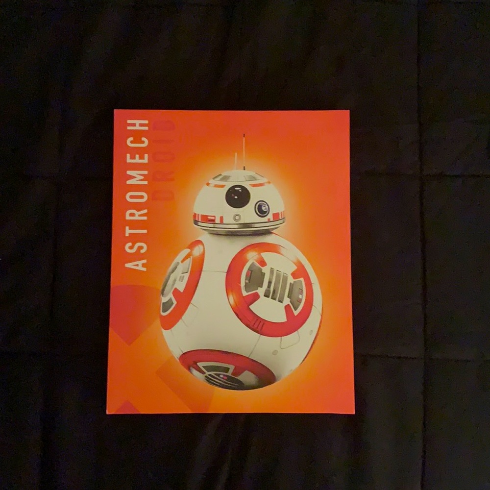 BB-8 wall art